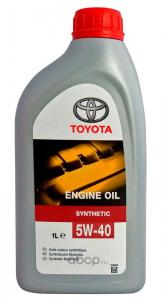 Масло моторное TOYOTA 5W40 API SN/CF синтетика 1л