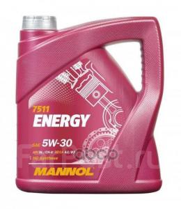 Масло моторное MANNOL Energy 5W30 A3/B4 SN/CH-4 синтетика 4л (7511)