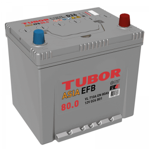 Аккумулятор TUBOR ASIA EFB 80 Ач R