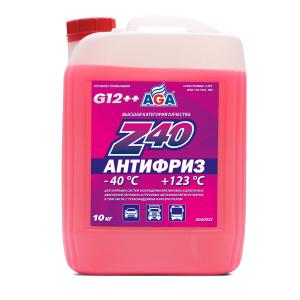 Антифриз AGA-Z40 (003Z) красный 10кг.