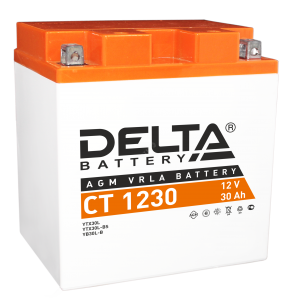 Аккумулятор Delta мото CT1230 12В 30 Aч (168*126*175)