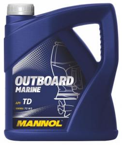 Масло моторное MANNOL MOTO 2-TAKT OUTBOARD п/с TC-W3 4л (7207)