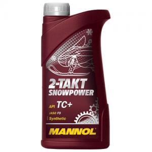 Масло моторное MANNOL MOTO 2-TAKT Snowpower синтетика 1л (7201)