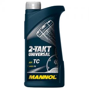 Масло моторное MANNOL MOTO 2-TAKT UNIVERSAL TC мин. 1л (7205)
