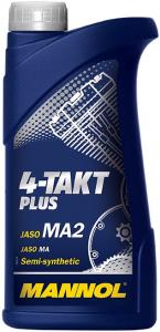 Масло моторное MANNOL MOTO 4-TAKT PLUS п/с 1л (7202)