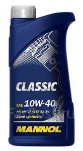 Масло моторное MANNOL CLASSIC 10W40 SN/CF п/с 1л (7501)