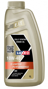 Масло моторное "LUXE" X-LIMITED Performance 10W40 SN синтетика API SN/CF 1л