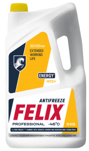 Антифриз 5кг "ТС" FELIX Energy -45 (желтый)