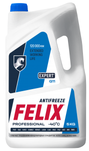 Антифриз 5кг "ТС" FELIX EXPERT -45 G11 (синий)