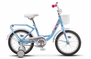 Велосипед, размер колеса 16", "Stels Flyte Lady", рама 11", детский, голубой