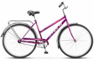 Велосипед, размер колеса 28", "Stels Legenda 300", 1 скорость, рама 20", пурпурный