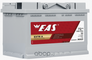 Аккумулятор EAS DIN 72 Ач R (низкий) Гарантия 12 мес.