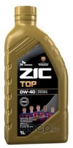 Масло моторное ZIC TOP 0W40 SP синтетика 1л