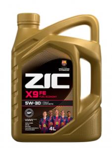 Масло моторное ZIC X9 FE 5W30 (Ford) синтетика 4л.