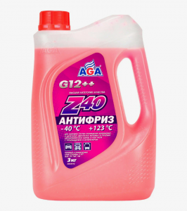 Антифриз AGA-Z40 (301Z) красный 3кг.