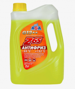 Антифриз AGA-Z65 (342Z) желтый 3кг.