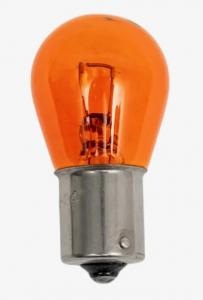 Лампа МАЯК 12V 21W (одноконт. со смещ. цоколем) желтая