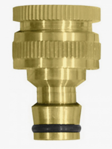 Адаптер латунный внешний Кратон, 3/4" х 1"