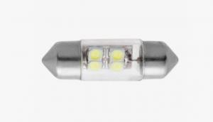 Лампа МАЯК светодиод 12V T11x31s8.5 4SMD (5,0х5,0) белый салон