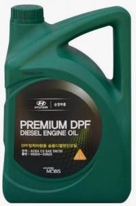 Масло моторное Hyundai/KIA Premium DPF Diesel 5W30 6л