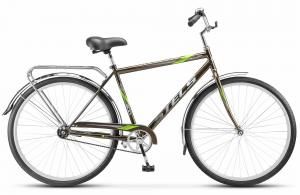 Велосипед, размер колеса 28", "Stels Avangard 300", 1 скорость, рама 20", оливковый