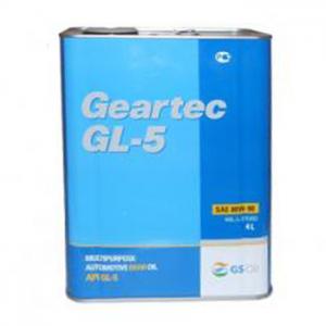 Масло трансмиссионное GS-OIL KIXX Geartec 75W90 GL-5 п/синтетика 4л