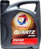 Масло моторное "TOTAL" QUARTZ 9000 5W40 SM/CF 4л